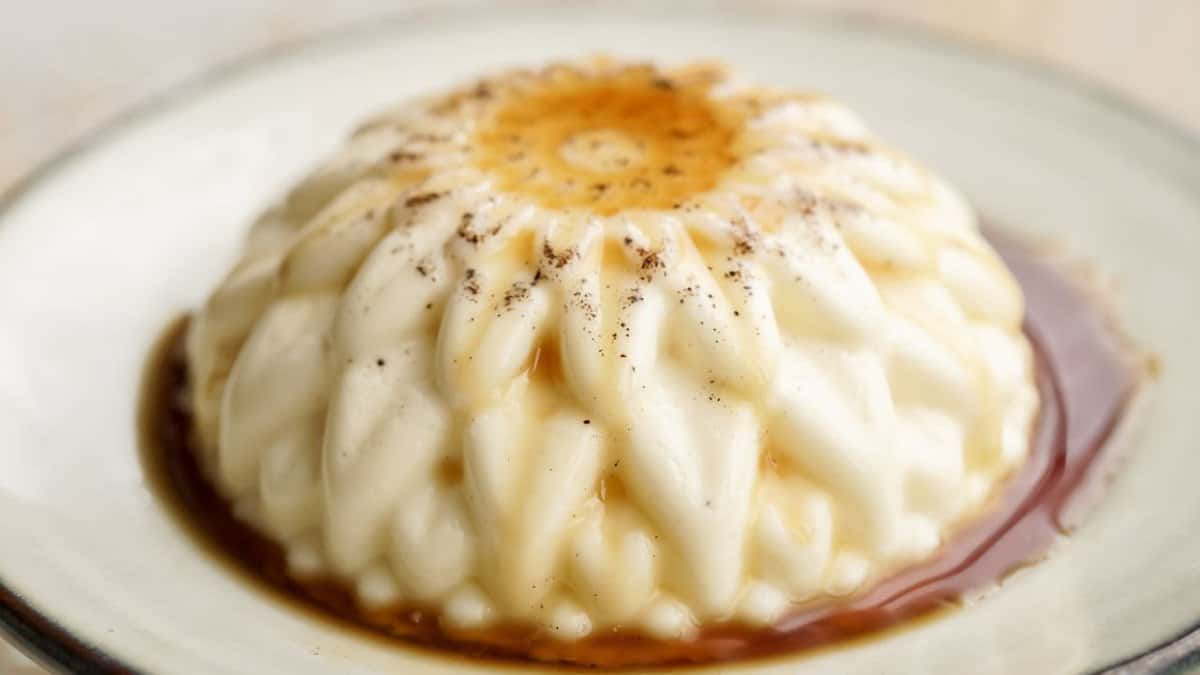 Classic Italian Panna Cotta.