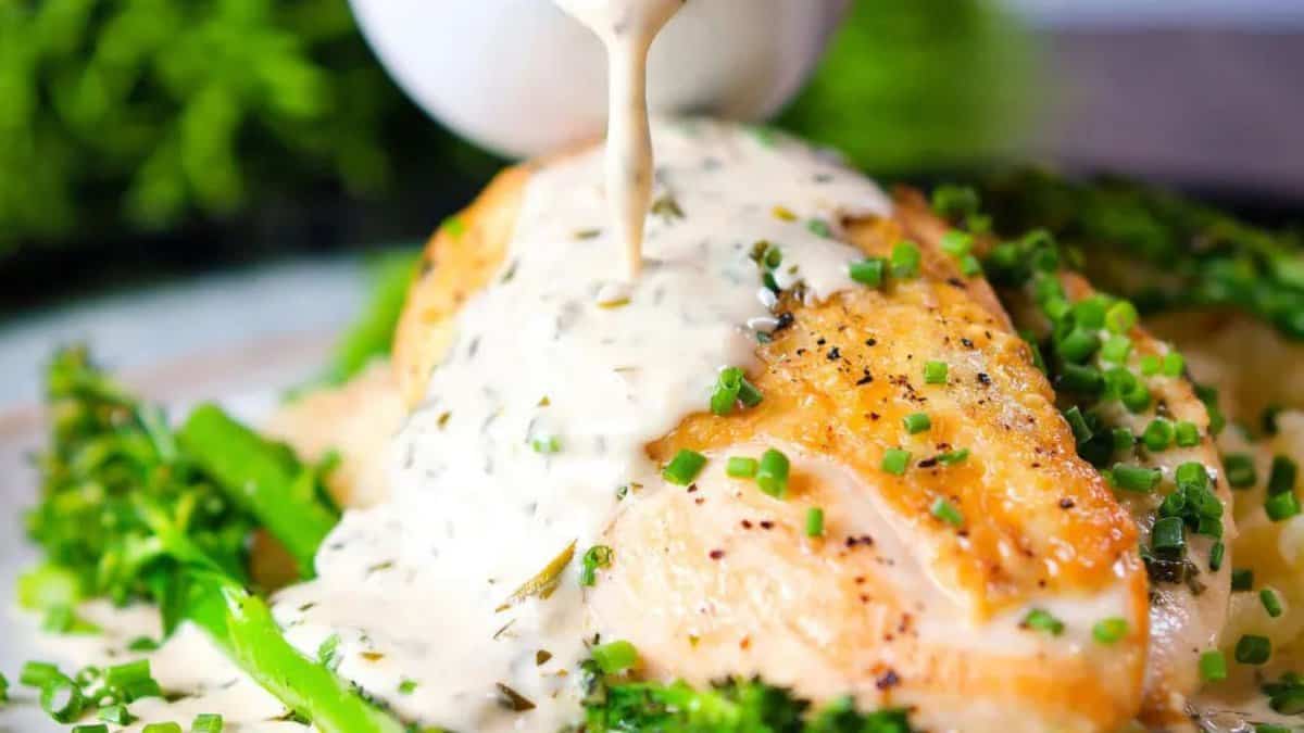 Creamy Tarragon Chicken Breasts.