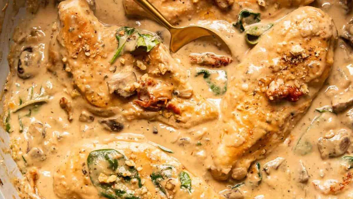 Dairy-Free Tuscan Chicken.