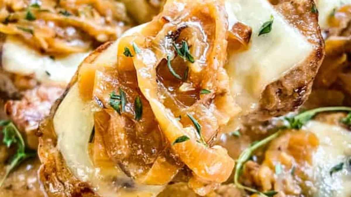 French Onion Pork Chops.