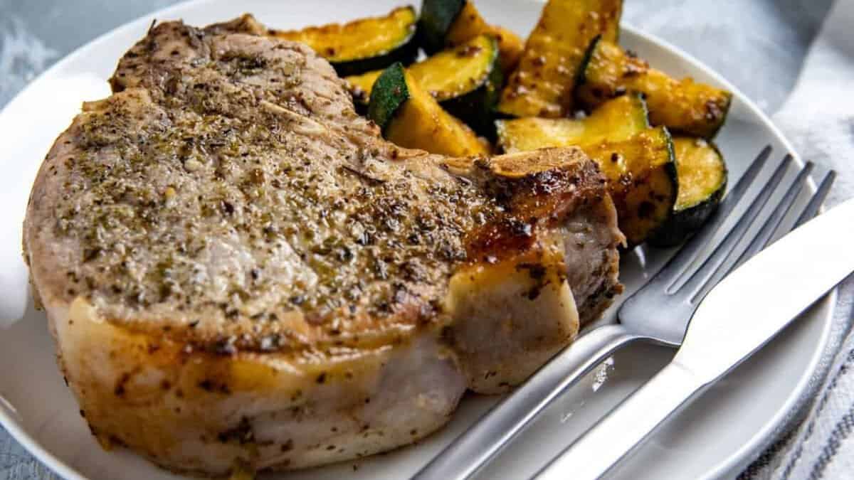 Garlic Butter Pork Chops.