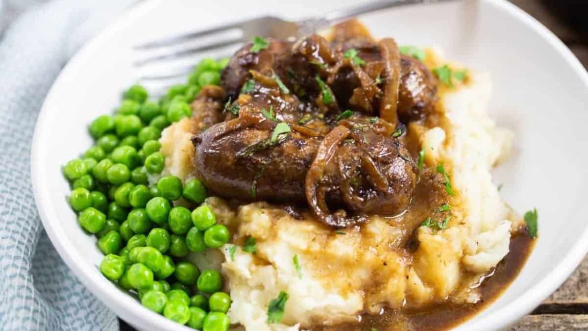 Granny's Bangers and Mash.