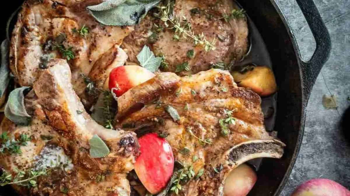 Honey Glazed Pork Chops.