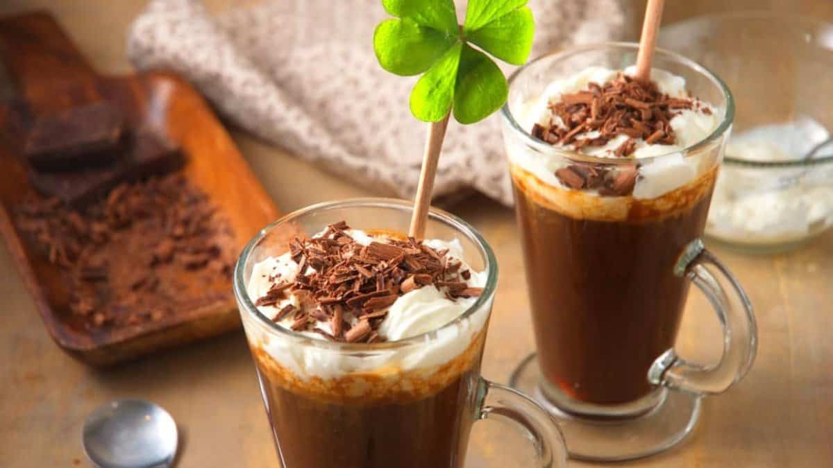 Irish Coffee Cocktail.