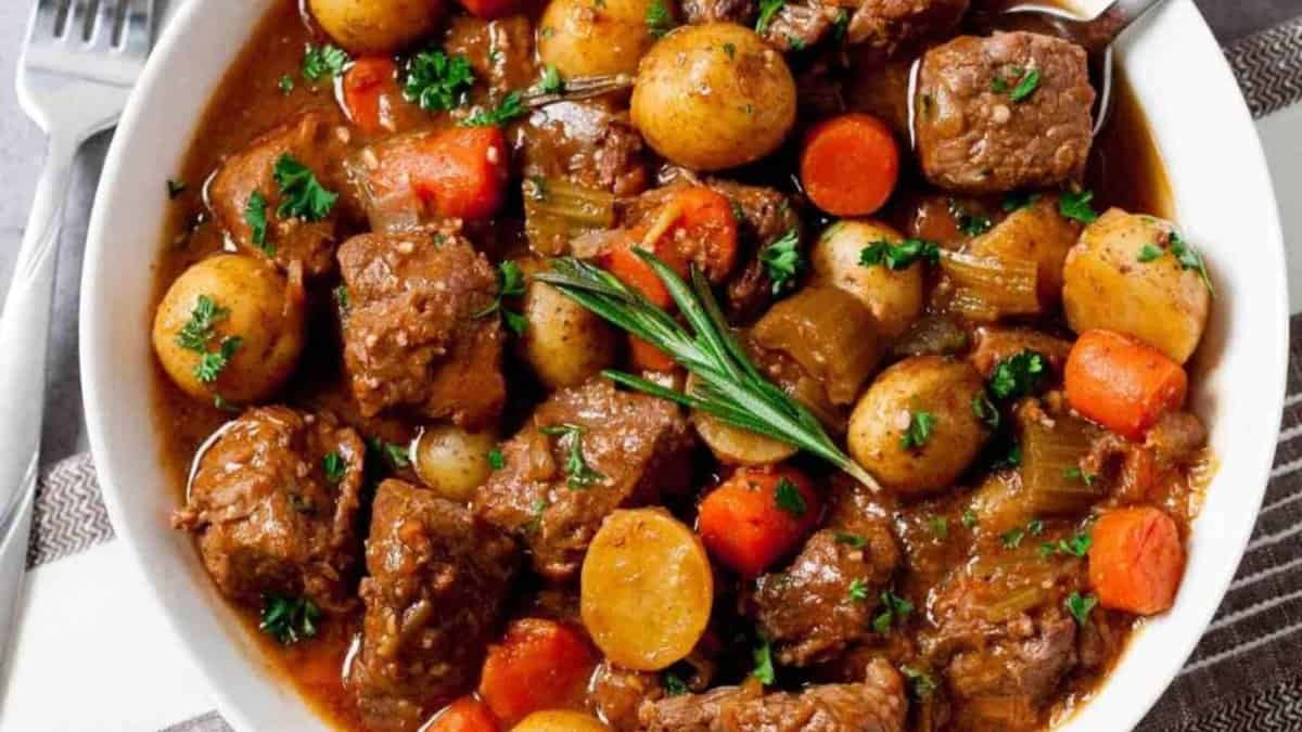 Irish Guinness Beef Stew.