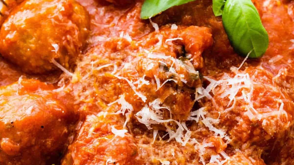 Italian Turkey Meatballs.