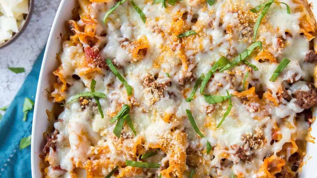 Lazy Lasagna Casserole.