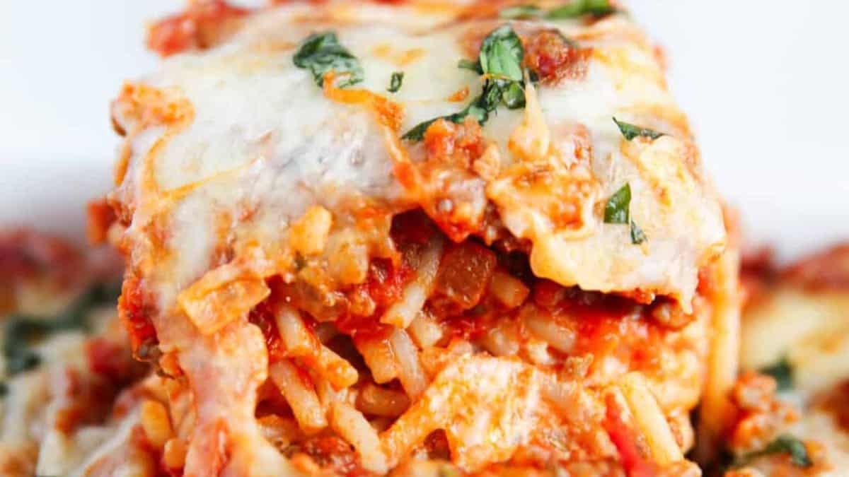 Million Dollar Spaghetti Casserole.