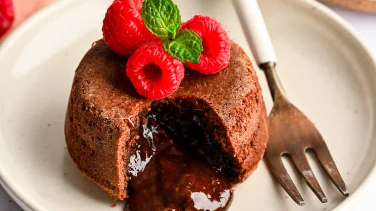 Nutella Molten Lava Cakes.