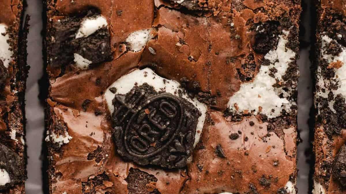 Oreo Brownies.