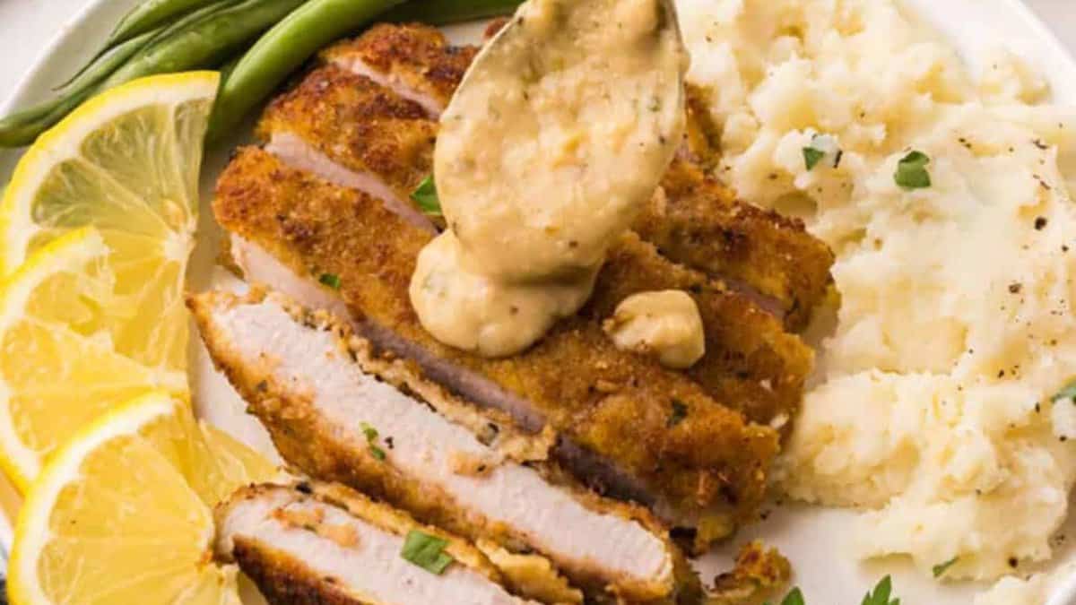 Parmesan-Crusted Pork Chops.