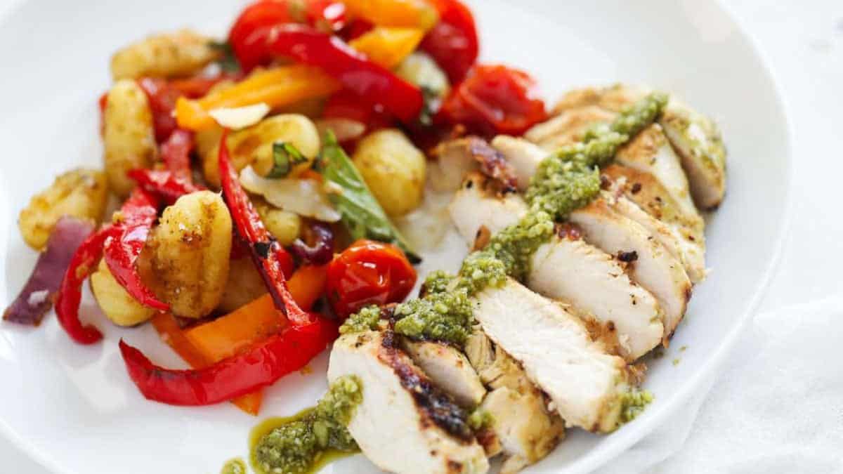 Pesto Chicken.