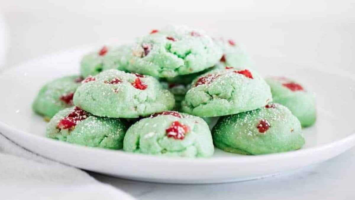 Pistachio Cookies.