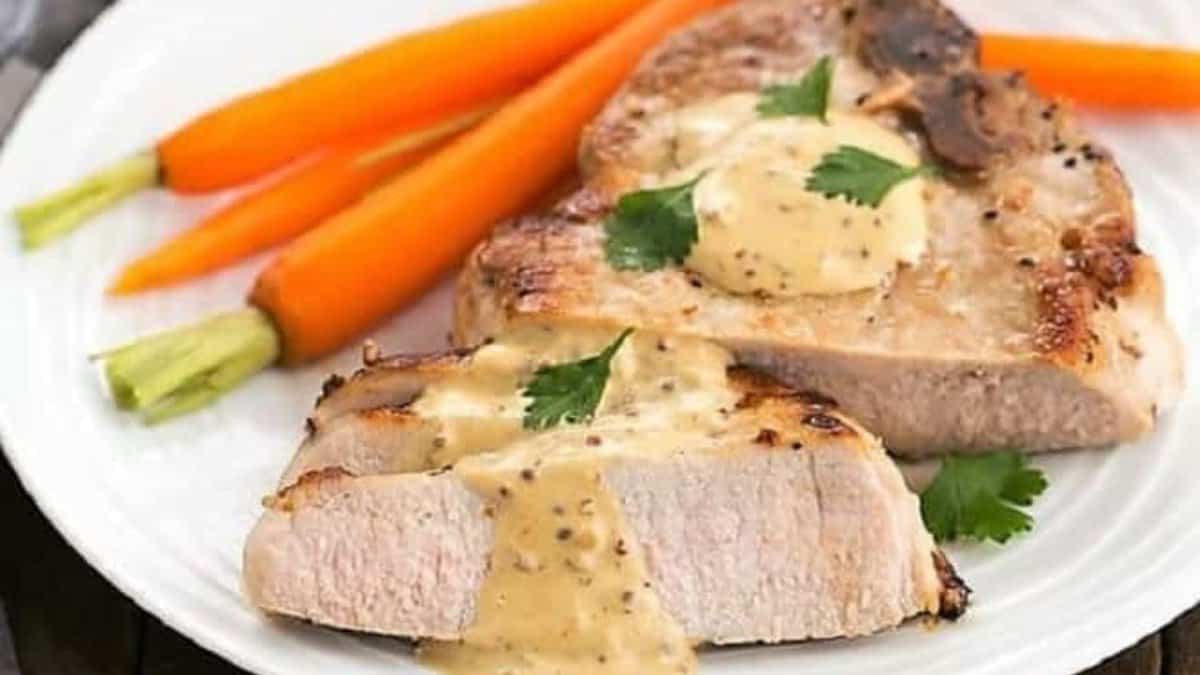 Pork Chops Dijonnaise.