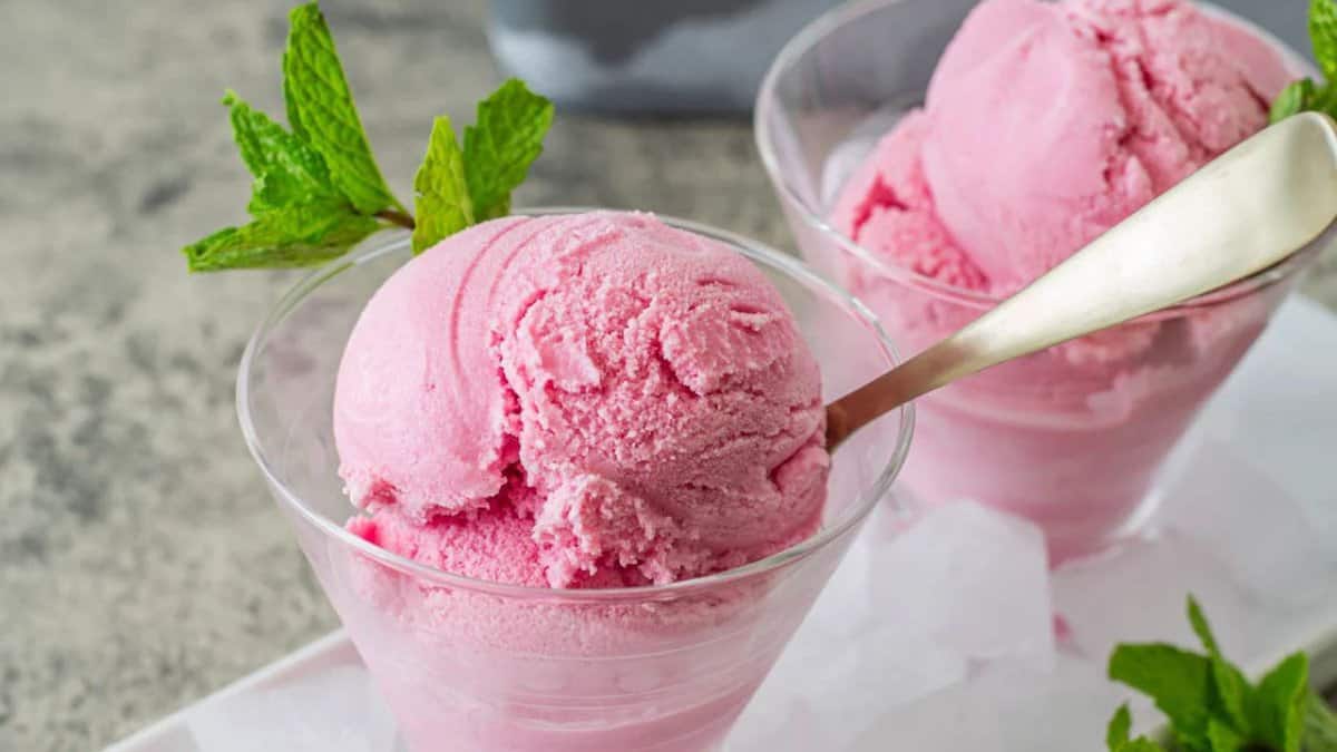 Prickly Pear Ice Cream.