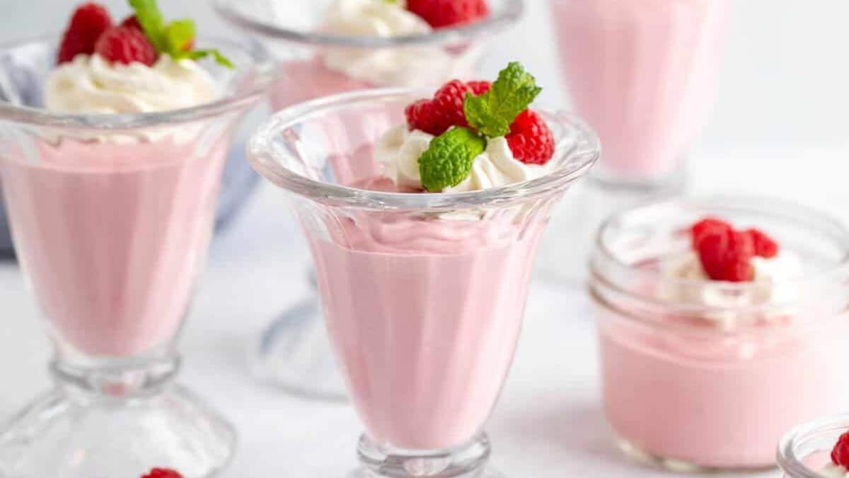 Raspberry Mousse.