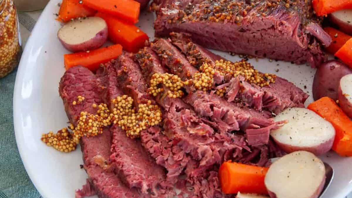 Sous Vide Corned Beef.