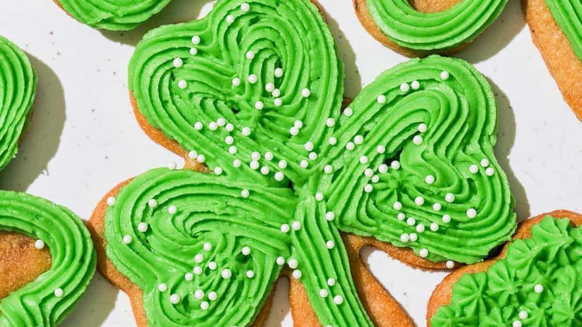 St. Patrick's Day Cookies.