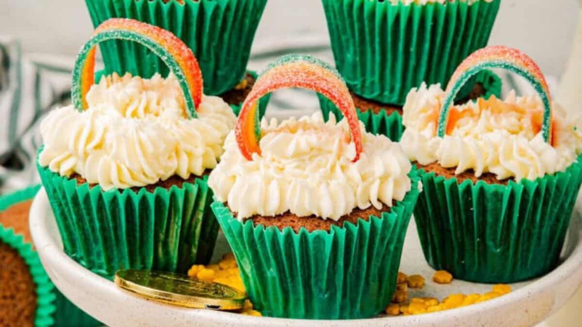 St. Patrick’s Day Cupcakes.