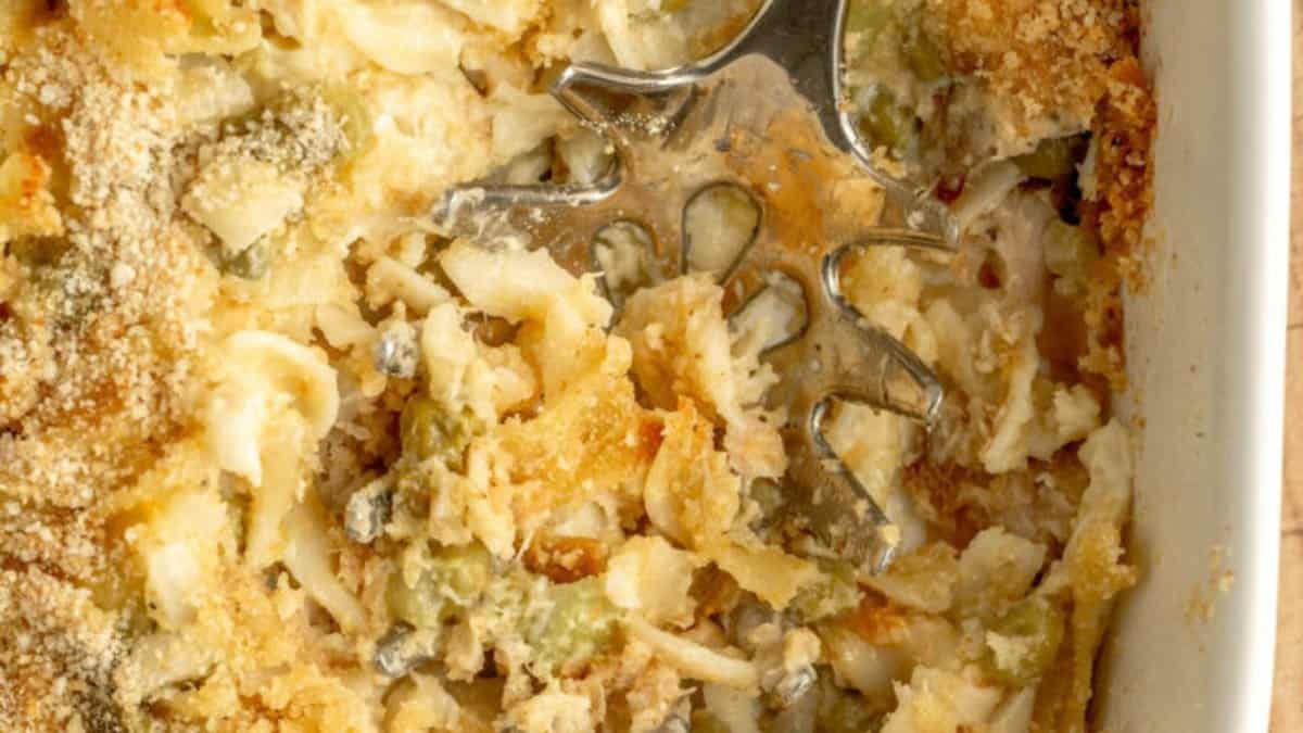 Tuna Noodle Casserole.