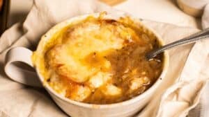 French onion soup.