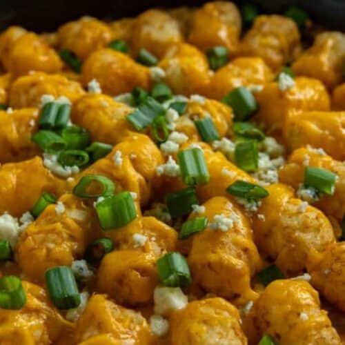 Buffalo chicken tater tot casserole.
