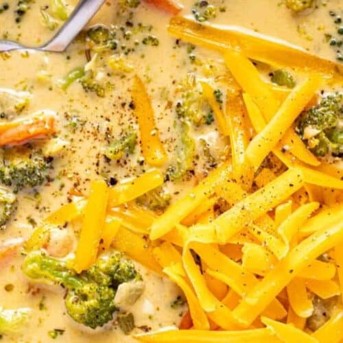 Broccoli cheese soup.