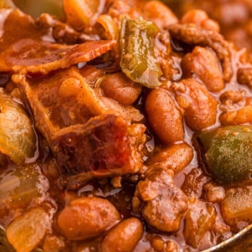 Land your man baked beans.