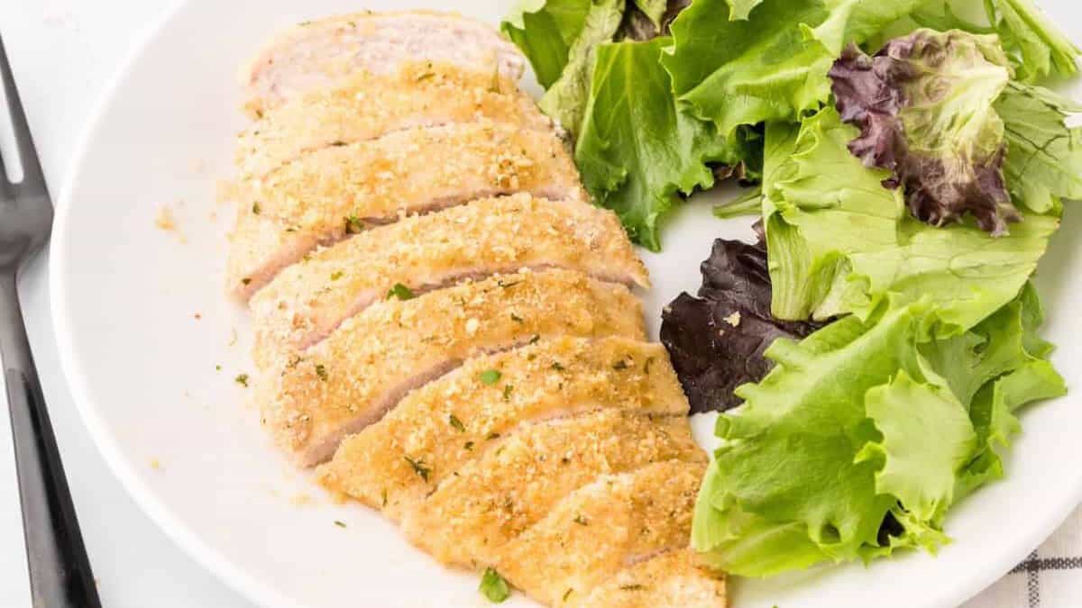 Breaded Parmesan Chicken.