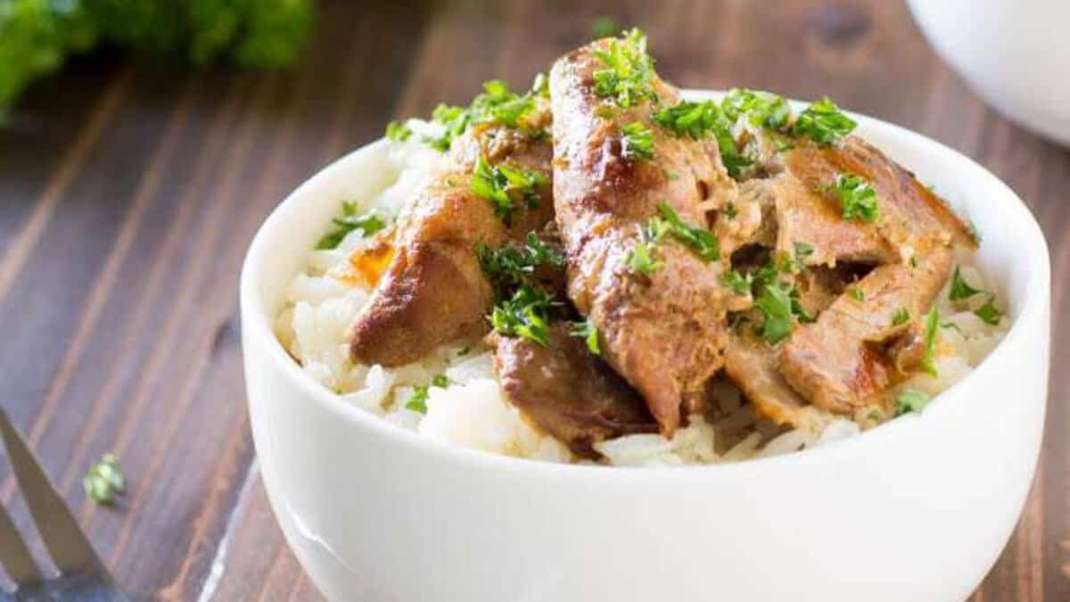 Crock Pot Chicken Thighs in Honey Beer Sauce.