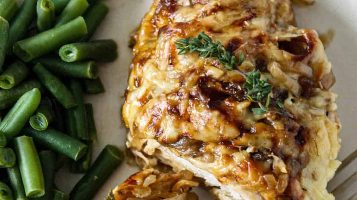 French Onion Chicken Bake.