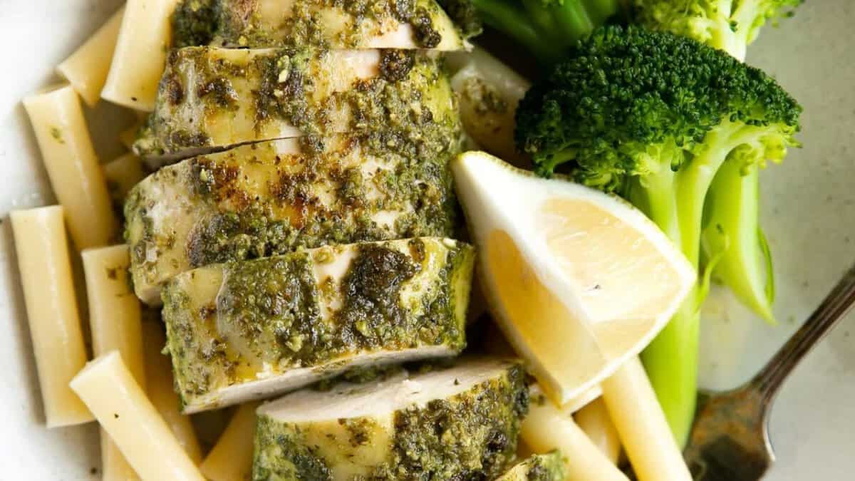 Pesto Chicken.