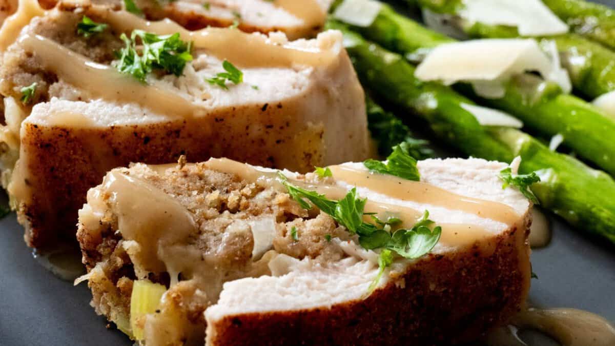 Stuffed Chicken Breast with Stuffing.