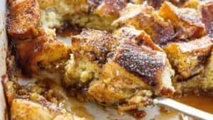 French toast casserole.