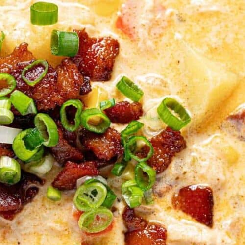 Chicken corn chowder.