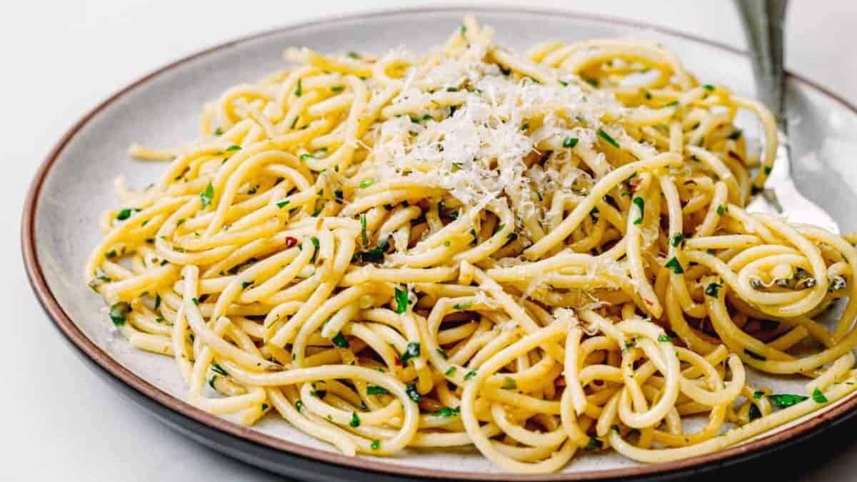 Anchovy Pasta with Capers.