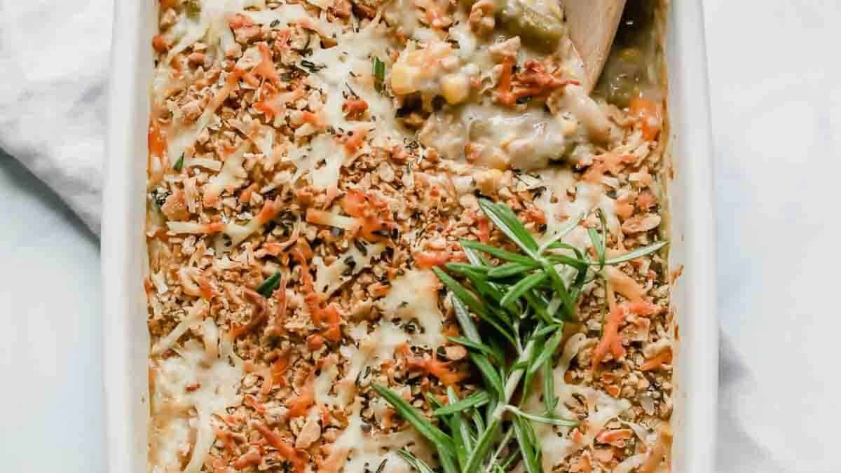 Baked Mixed Vegetable Casserole.