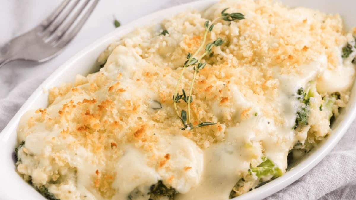 Broccoli Au Gratin.