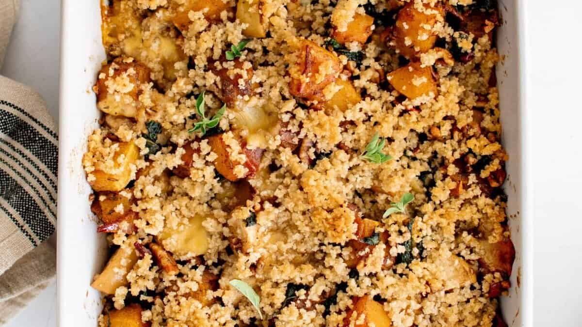 Butternut Squash Casserole.