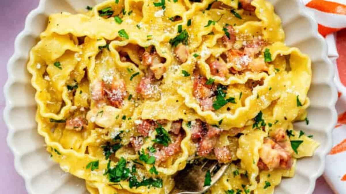 Carbonara Pasta.