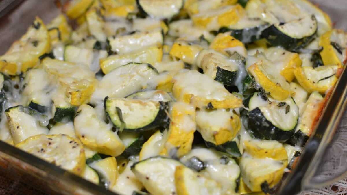 Cheesy Zucchini Casserole.