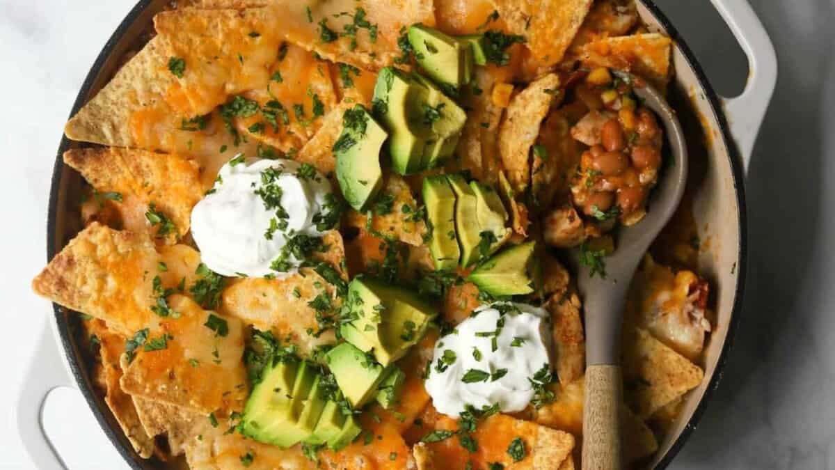 Chicken Taco Casserole.