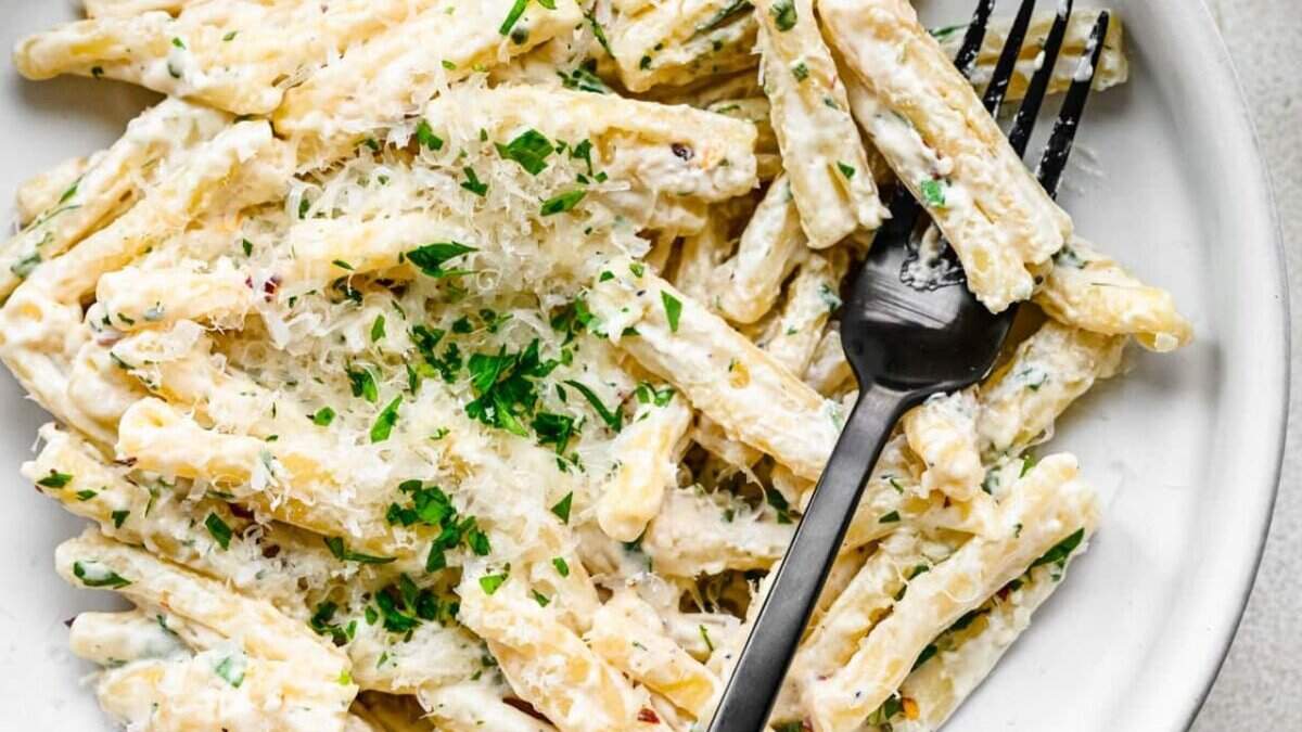 Cream Cheese Pasta.