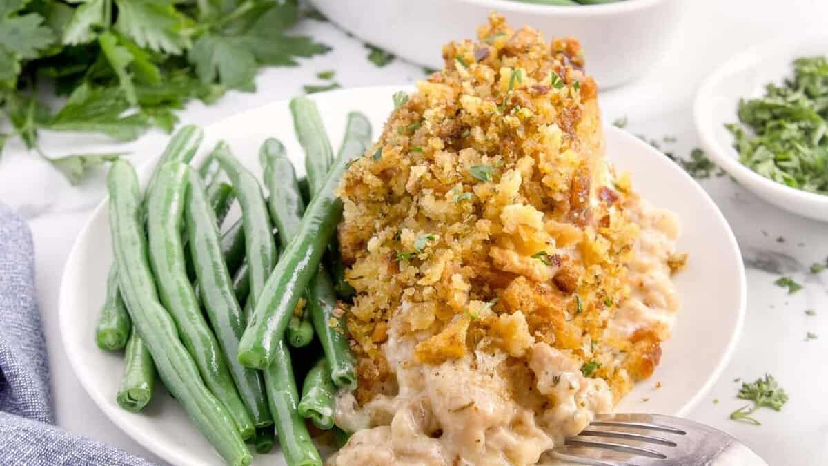 Crockpot Chicken and Stuffing.