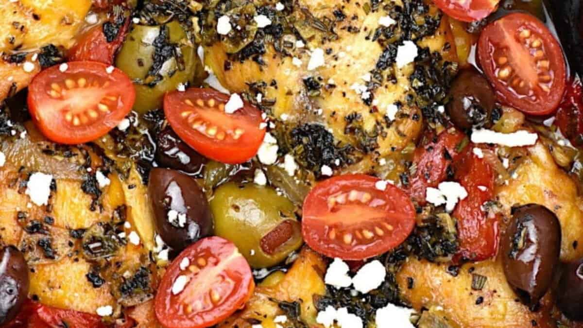 Crockpot Greek Chicken.