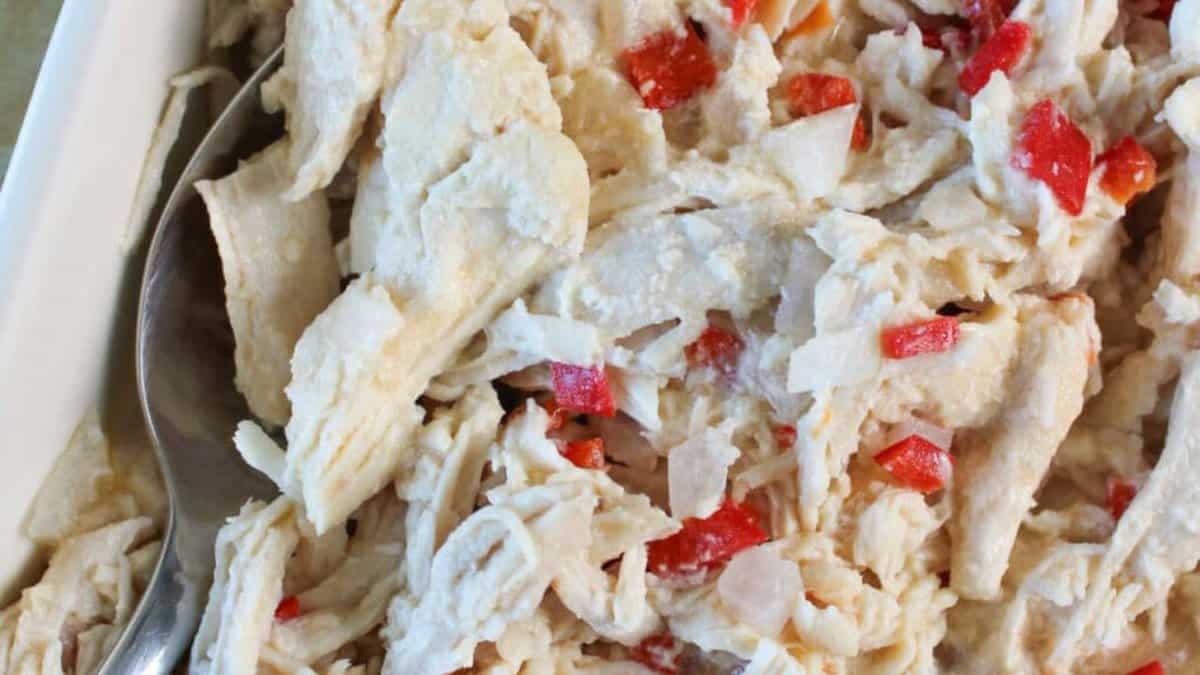 Crockpot Pina Colada Chicken.