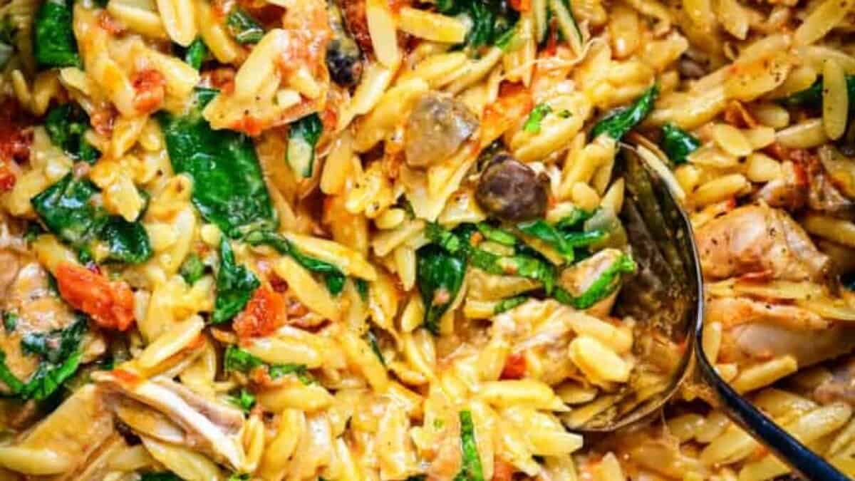 Crockpot Tuscan Chicken.