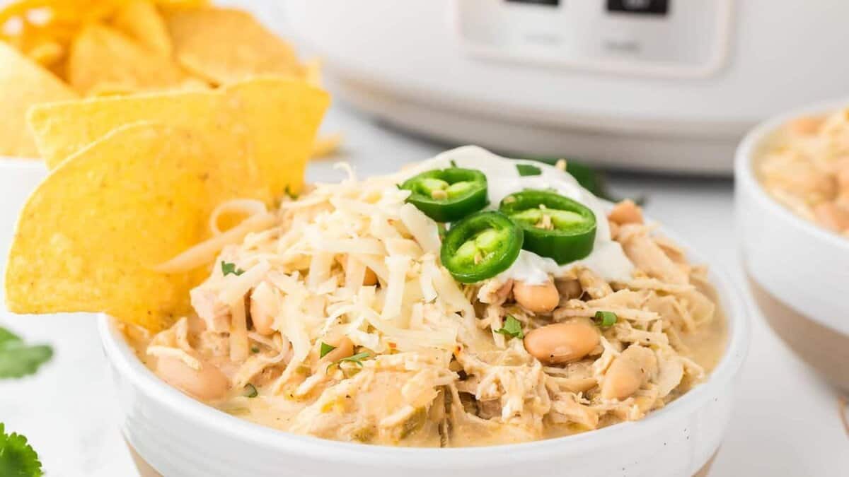 Crockpot White Chicken Chili.