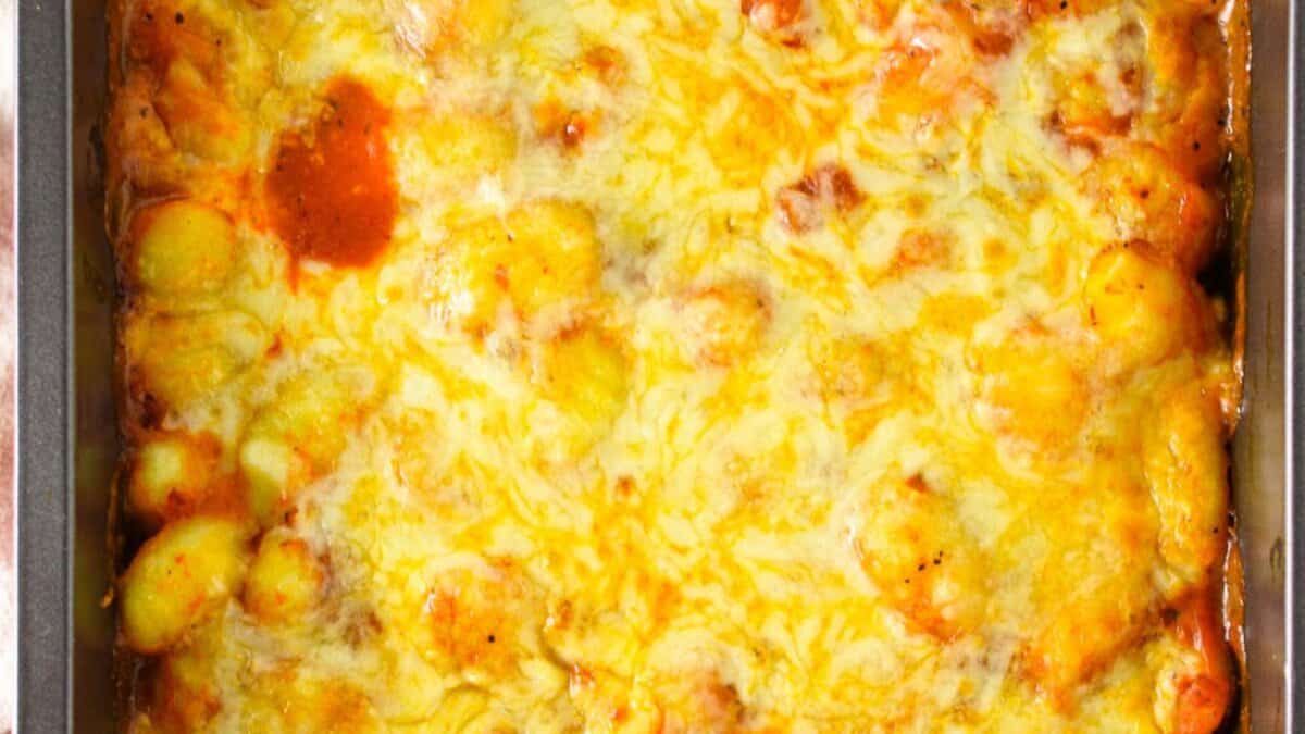 Easy Baked Gnocchi.