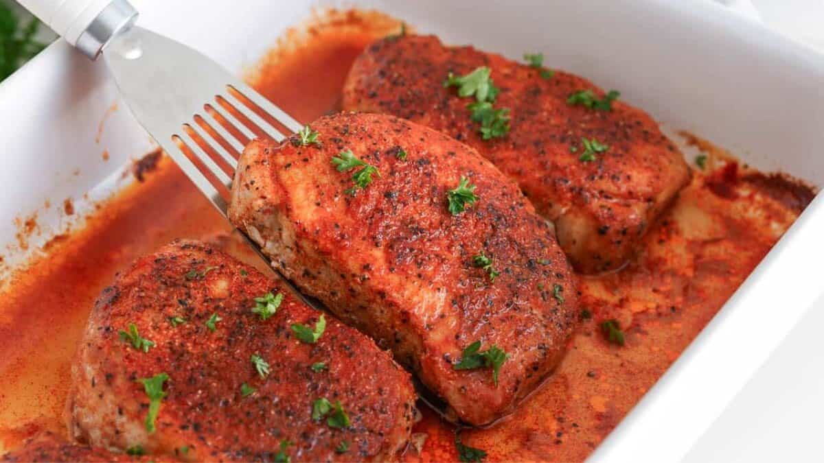 Easy Baked Pork Chops.